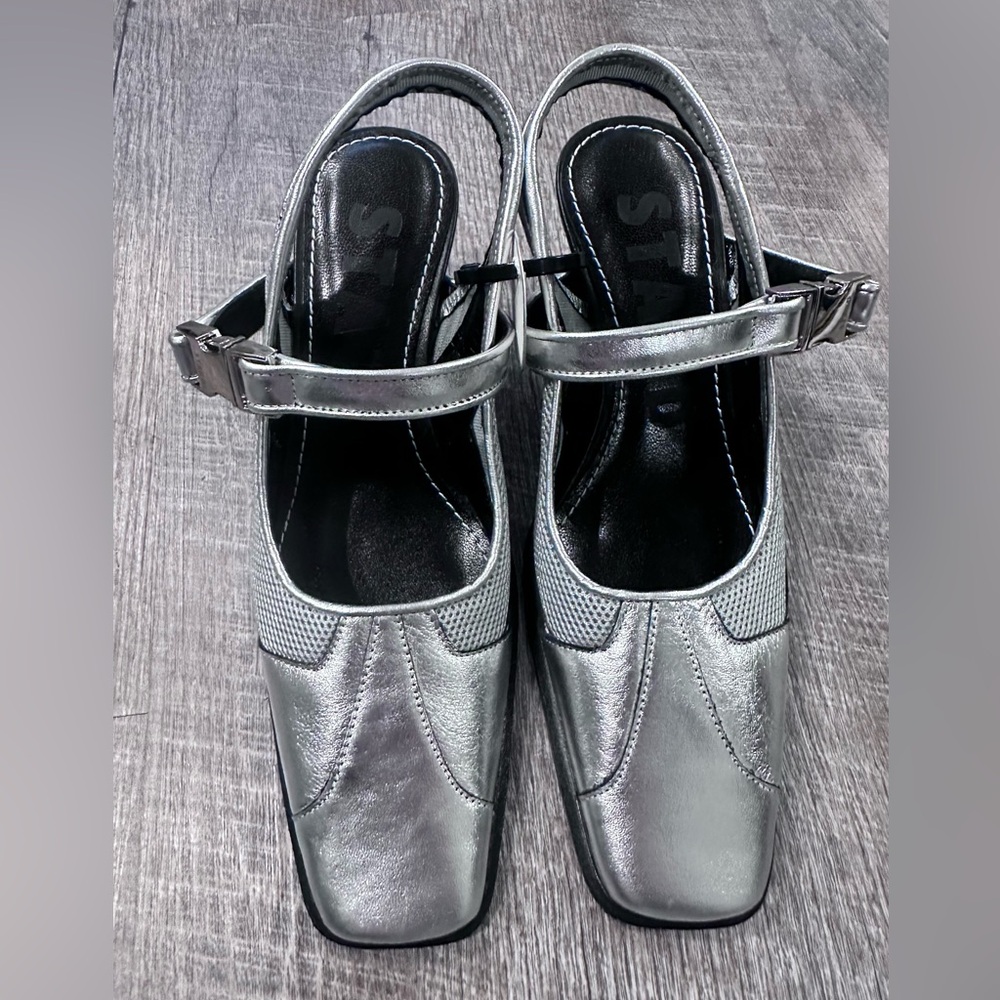 STAUD Silver Women's Shoes - Picture 2 of 5